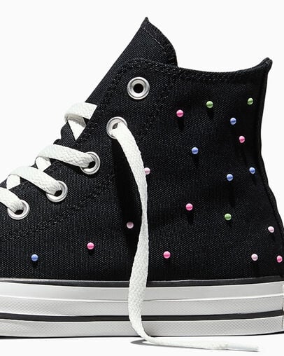 Chuck Taylor All Star Mini Studs Black/Pink/Very Peri Purple