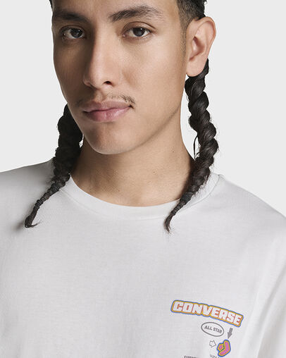 Heat Map T-Shirt White, Detail View