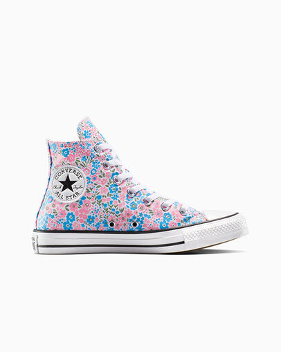 Chuck Taylor All Star Mini Flowers White/Gnarly Blue