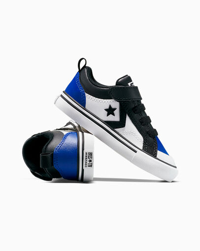 Pro Blaze Strap Easy-On White/Blue/Black, Detail Angle View