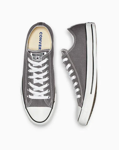 Chuck Taylor All Star Canvas Charcoal, Angled View