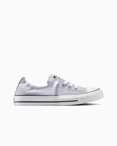Chuck Taylor All Star Shoreline Canvas Pale Amethyst/White/Black, Outer Side View