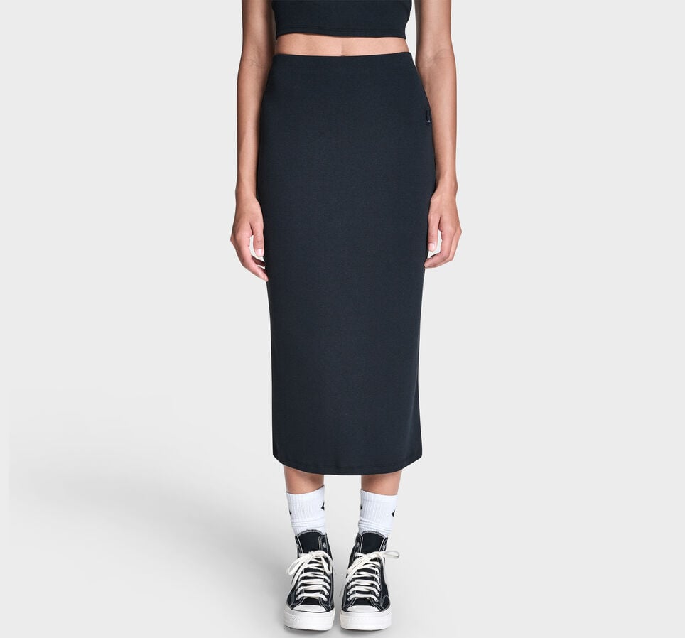 Box Star Midi Skirt Converse Black