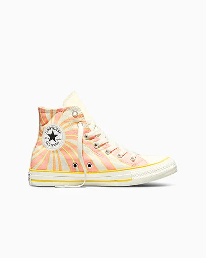 Chuck Taylor All Star Sunshine Egret/All Heat/Sunny Outlook, Outer Side View