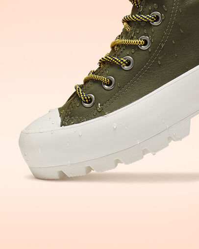 Winter GORE-TEX Lugged Chuck Taylor All Star Boot Field Surplus/Vivid Sulfur