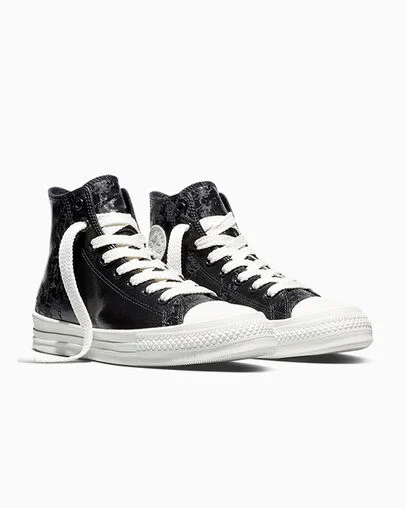 Chuck Taylor Throwback Waxed Denim Black/Vintage White