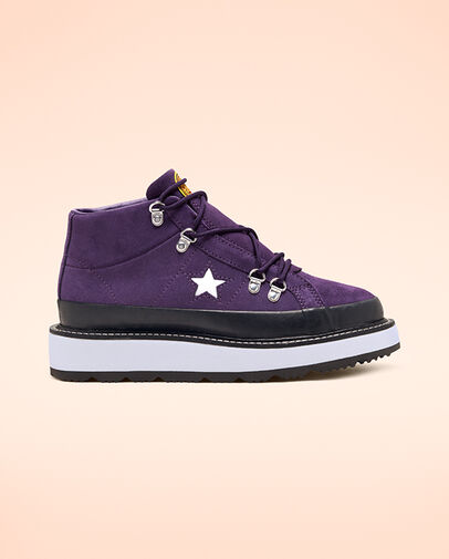Fleece Lined Boot One Star Grand Purple/Black/White