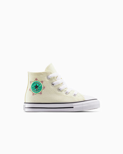 Chuck Taylor All Star Lily Pad Egret/White/Black, Outer Side View