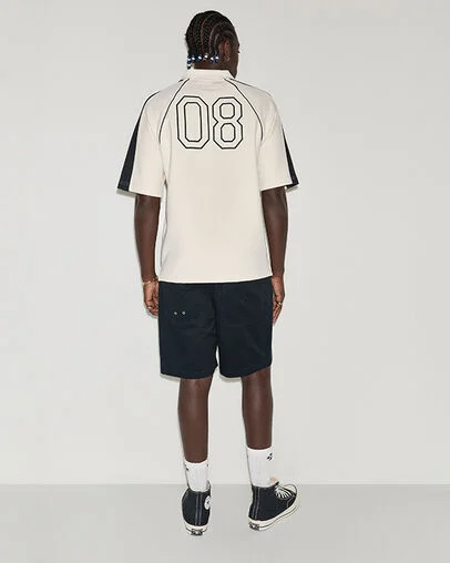 Retro Jersey Polo Converse Egret