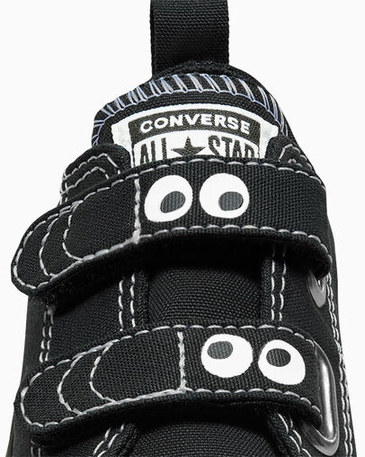 Chuck Taylor All Star Eyes Easy-On Black/White/Black, On Foot Shot 1