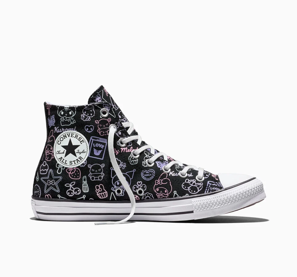 Converse x Hello Kitty&reg; and Friends Chuck Taylor All Star My Melody&trade; & Kuromi&trade; Black/White/Brown