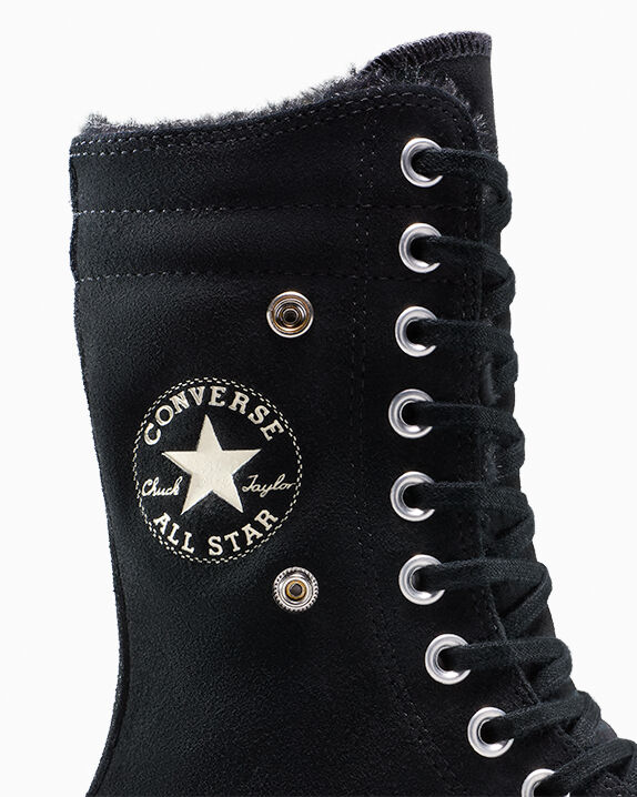 Chuck Taylor All Star Fold-Over Lift Platform XHi Faux Fur Women's