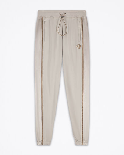 Colorblock Shine Jogger Pale Putty