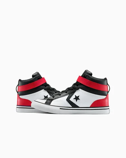 Pro Blaze Strap Leather Red/White/Black, Detail Angle View