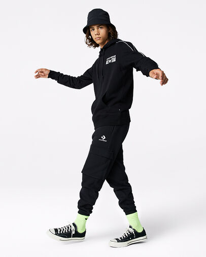 Embroidered Star Chevron Cargo Converse Black