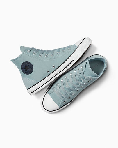 Chuck Taylor All Star Polyester & Suede Mountain Teal/Midnight Pass, Angled View