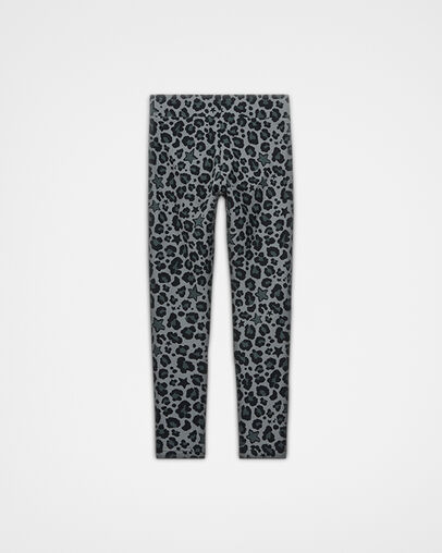 Wild Leopard Print Legging Black