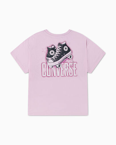 Roller Chucks Oversized T-Shirt New Found Bloom, Back View
