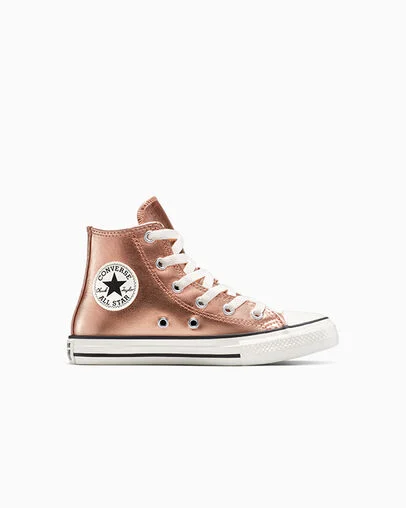 Chuck Taylor All Star Metallic Gold/Egret/Black, Outer Side View