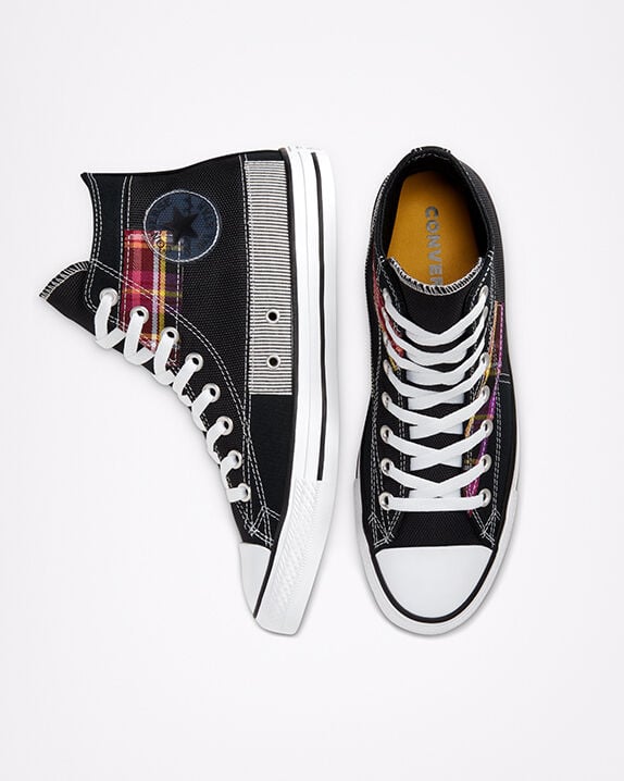plaid converse shoes