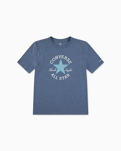 Chuck Patch T-Shirt Slacker Blue Heather, Detail View