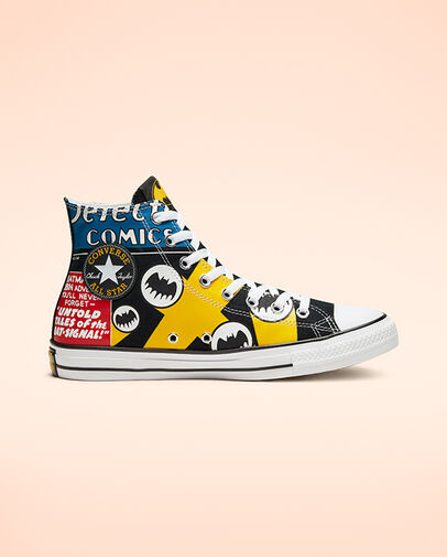 Converse x Batman Chuck Taylor All Star Black/White/Lemon Chrome