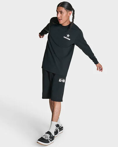 Logo Run Long Sleeve T-Shirt Black