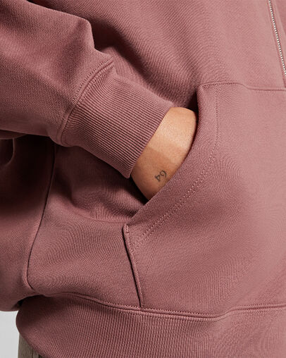 Blooming Full-Zip Hoodie Saddle