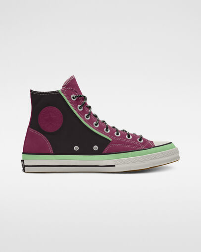 Custom Chuck 70 Embellished Suede High Top purple