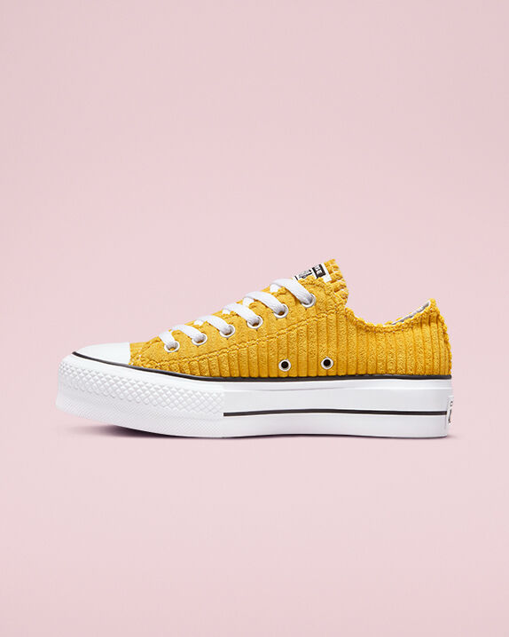 platform yellow converse
