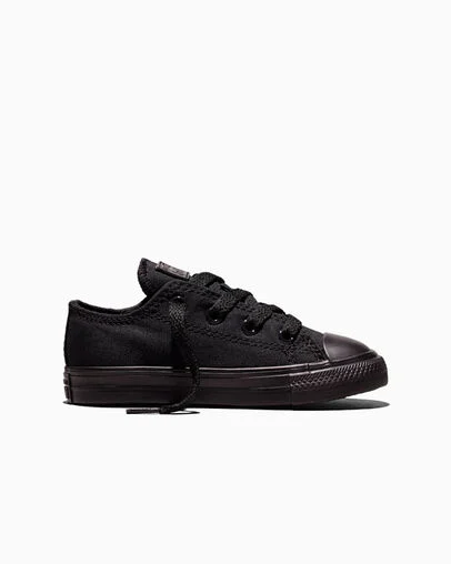 Chuck Taylor All Star Canvas Black Monochrome, Outer Side View