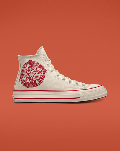 Custom Chinese New Year Chuck 70 High Top white