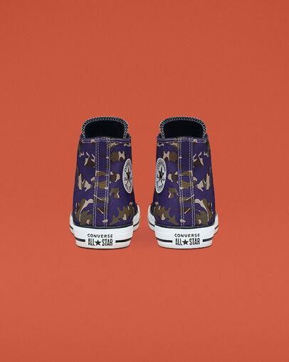 Allover Camo Chuck Taylor All Star Court Purple/Khaki/White