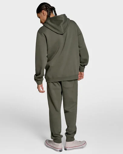 Chuck Taylor All Star Patch Hoodie Utility Green, Detail View