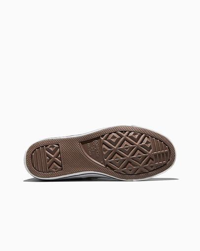 Chuck Taylor All Star Madison Embroidered Stars Dried Earth Brown/White/New Found Bloom Pink, Outsole View