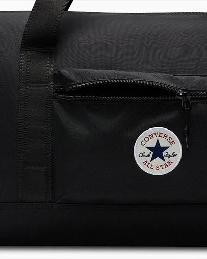 Go 2 Duffle Converse Black, Detail View