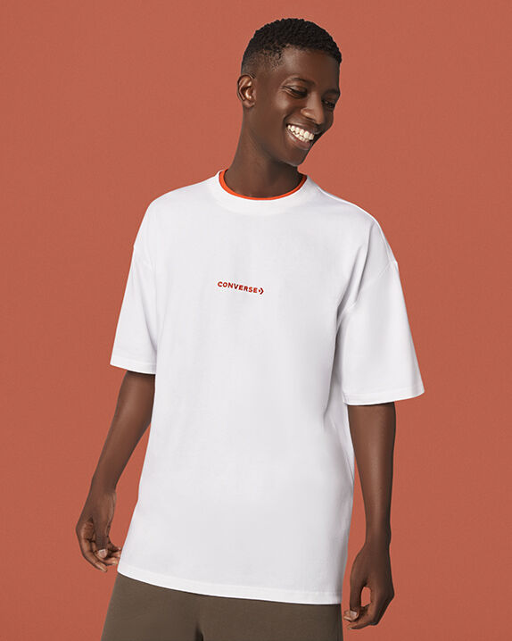 converse t shirt white