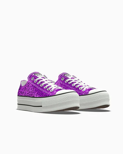 Custom Chuck Taylor All Star Lift Platform Glitter By You