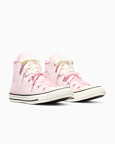 Chuck Taylor All Star Peached Canvas Decade Pink/Egret/Black
