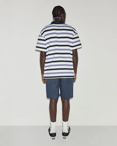 CONS Script Stripe Polo Shirt Indigo Storm Multi