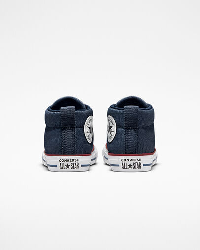 Chuck Taylor All Star Street Summer Twill Navy/Navy/White, Heel View