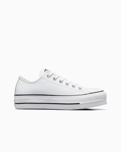 Chuck Taylor All Star Lift Platform Leather Women's Low Shoe. Converse .com