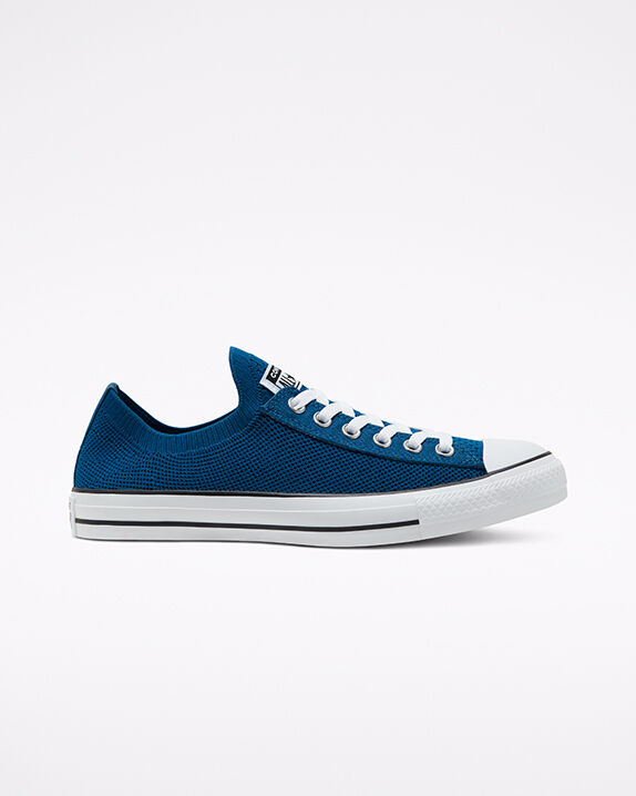 converse slip on blue