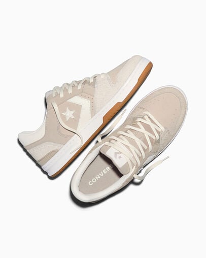 CL98 Suede Papyrus Brown/Egret/Gum Honey, Angled View