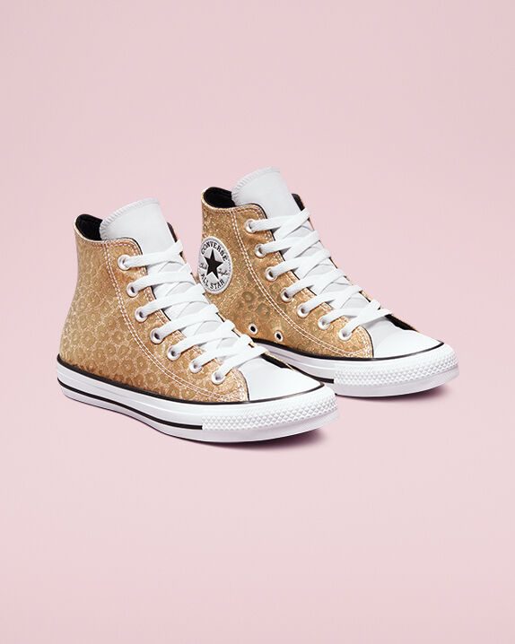 converse glam rose gold