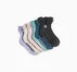 6-Pack Ruffle Ankle Socks Dark Matter