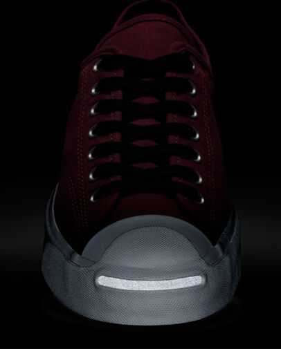 Twill Reflective Jack Purcell Mesa Rose/Black/White