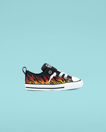 Into The Flames Chuck Taylor All Star Street Slip Black/Fresh Yellow