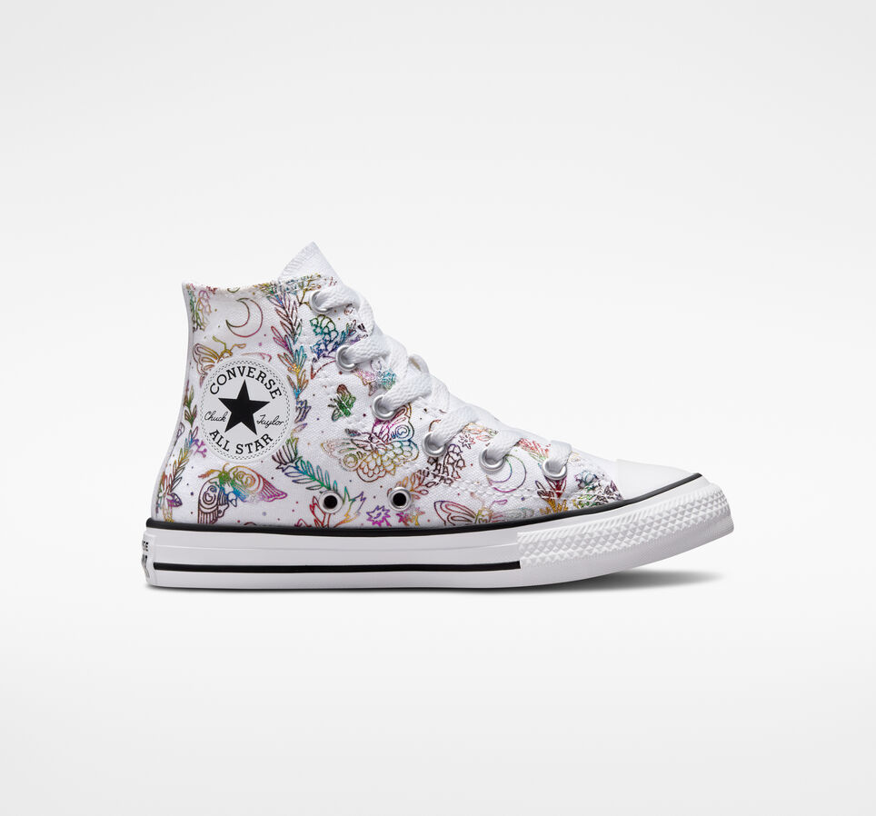 Chuck Taylor All Star Butterfly Shine White/Pink/Purple/Blue
