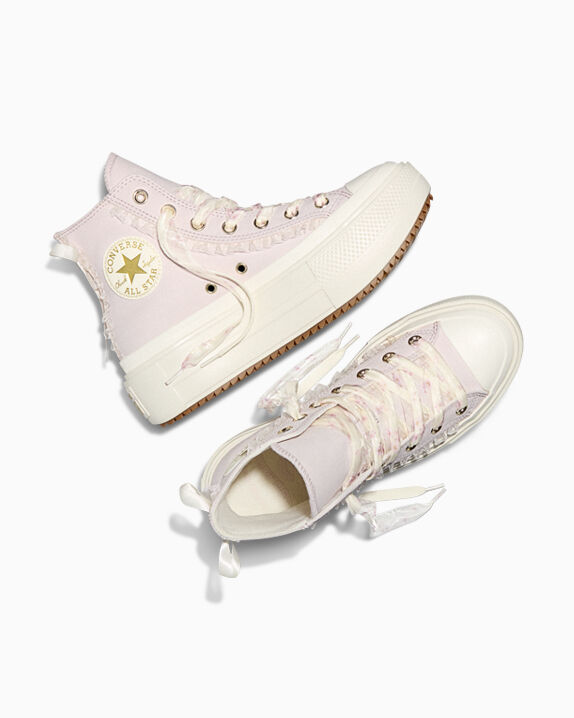 Chuck Taylor All Star Lift Double Stack Platform Floral Ruffles